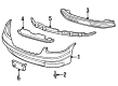 2000 Chrysler Voyager Bumper Diagram - 4883849AA