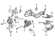 Jeep Wagoneer Motor And Transmission Mount Diagram - 68520055AA
