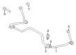 Dodge Ram 1500 Sway Bar Link Diagram - 52106058AA