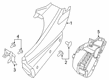 Ram ProMaster 2500 Fender Diagram - 68213477AB