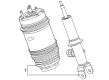 Jeep Wagoneer Air Suspension Spring Diagram - 68505569AD