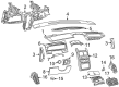 2010 Dodge Journey Steering Column Cover Diagram - 1HS28XDVAB