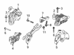 Jeep Cherokee Engine Mount Diagram - 68384495AB