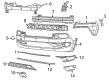 2015 Jeep Cherokee Grille Diagram - 68138356AA