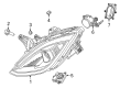 Dodge Viper Headlight Diagram - 68111653AC