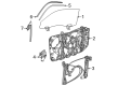 Dodge Charger Daytona Window Regulator Diagram - 68718867AA