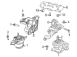 Jeep Wrangler Engine Mount Diagram - 68284623AA