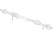 Chrysler Pacifica Axle Shaft Diagram - 68394550AA