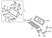 Dodge Dakota Armrest Diagram - MW091D5