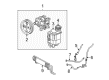 2004 Dodge Ram 3500 Power Steering Hose Diagram - 52113737AE