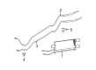 2007 Dodge Ram 1500 Transmission Oil Cooler Hose Diagram - 55056775AB