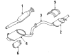 Dodge Stratus Exhaust Pipe Diagram - 4897273AB