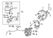 Dodge Durango Brake Master Cylinder Diagram - 68046474AA