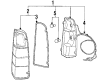 Dodge W150 Tail Light Diagram - 55054789