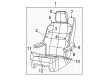 Chrysler Town & Country Seat Cover Diagram - 1HV191S3AA