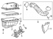Ram Air Duct Diagram - 68090732AA