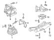 2020 Chrysler 300 Engine Mount Bracket Diagram - 4726017AB