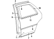 1990 Chrysler New Yorker Door Moldings Diagram - 4538716