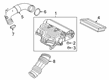 Dodge Hornet Air Intake Coupling Diagram - 68444088AA