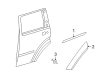 2012 Jeep Liberty Door Moldings Diagram - 5KG85RXFAA