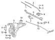 Dodge Wiper Pivot Diagram - 68193884AA