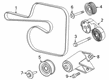 Jeep A/C Idler Pulley Diagram - 4627851AA