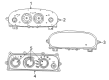 Dodge Stratus Speedometer Diagram - 4602468AB
