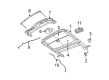 Dodge Sunroof Diagram - 68003464AB