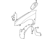 Dodge Neon Fender Diagram - 5003642AA