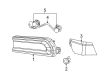 Dodge Challenger Tail Light Diagram - 5028781AE