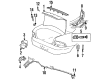 Dodge Stratus Trunk Lid Lift Support Diagram - 4814200