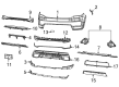 Jeep Grand Wagoneer L Air Deflector Diagram - 6UF93GXHAA