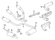 Chrysler Concorde Exhaust Pipe Diagram - 4581458AC