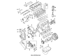 Chrysler Executive Limousine Crankshaft Seal Diagram - MD343564