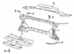2021 Ram 2500 Radiator Support Diagram - 68370587AA