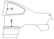 Dodge Mud Flaps Diagram - 82300551