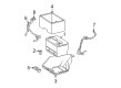 Dodge Ram 1500 Battery Tray Diagram - 55276205AD