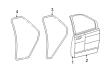 Chrysler Door Seal Diagram - 1JG12XXXAG
