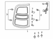 Ram Tail Light Diagram - 55112989AE