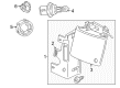 Dodge B350 Headlight Diagram - 5013665AA