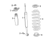 2015 Chrysler 200 Coil Springs Diagram - 5168712AA