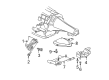 2004 Dodge Ram 1500 Transmission Mount Diagram - 52020936AB