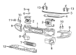 Jeep Wrangler Bumper Diagram - 68535640AC