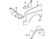 Chrysler Town & Country Fender Diagram - 4761223
