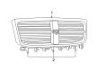 Dodge Durango Grille Diagram - 55078015AD