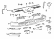 2019 Ram 1500 Bumper Diagram - 68404443AB