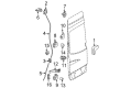 Dodge Sprinter 2500 Door Latch Assembly Diagram - 68006467AA