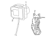 Chrysler Town & Country ABS Control Module Diagram - 68030938AA