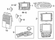 Jeep Grand Cherokee Car Speakers Diagram - 5064360AC