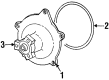 Chrysler Concorde Water Pump Gasket Diagram - 4694474AB